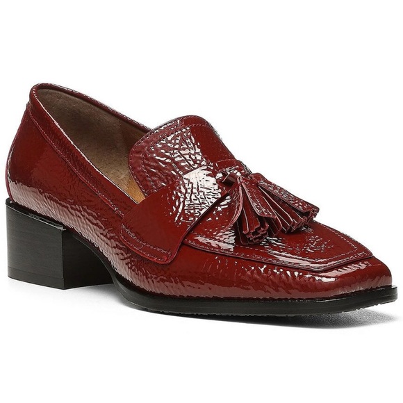 Donald J. Pliner Shoes - Donald Pliner Avici  Patent Leather Heeled Loafer